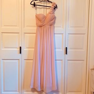 Ever Pretty Bridesmaid Pink Chiffon Dress